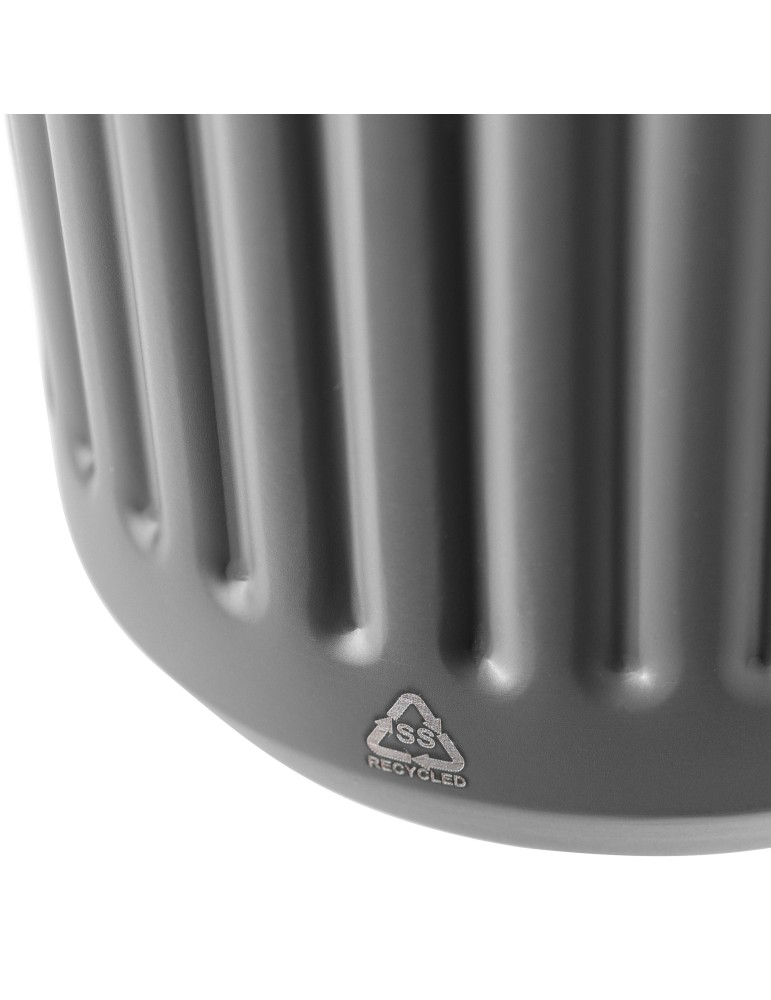 Mug double paroi en acier inoxydable recyclé de 400 ml Chiara
