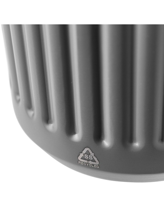 Mug double paroi en acier inoxydable recyclé de 400 ml Chiara
