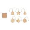 Décorations uniques en bois pour Noël - Cadeaux CHRISET personnalisable avec votre logo