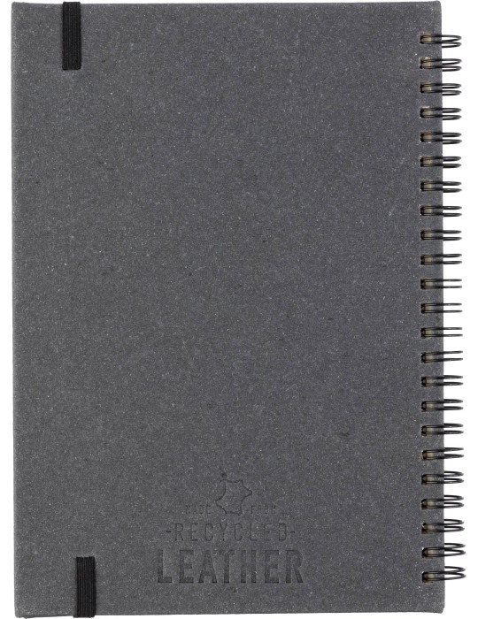Carnet Egon | Cuir recyclé | A5 | Ligné