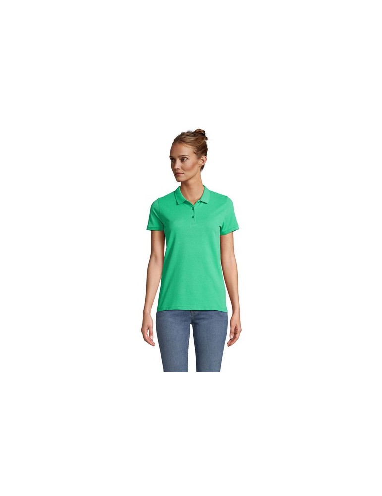 Polo PLANET WOMEN - 100% Coton Bio Personnalisé pas cher