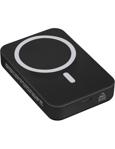 Chargeur sans fil rechargeable en ABS recyclé Meno