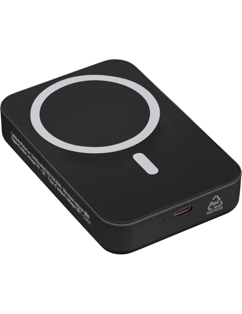 Chargeur sans fil rechargeable en ABS recyclé Meno