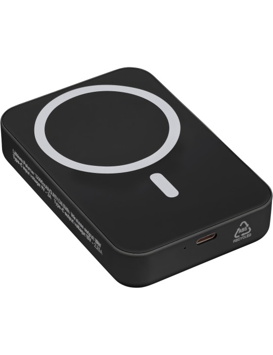 Chargeur sans fil rechargeable en ABS recyclé Meno