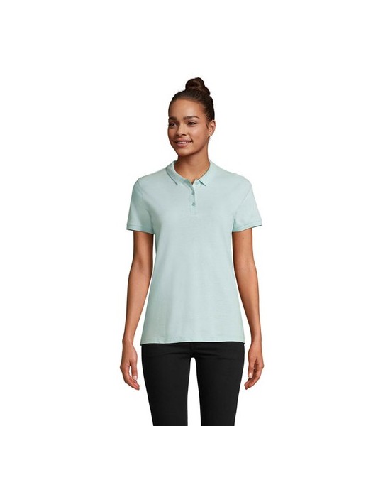 Polo PLANET WOMEN - 100% Coton Bio Personnalisé pas cher
