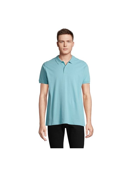 Polo PLANET MEN - 100% Coton Bio Personnalisé pas cher