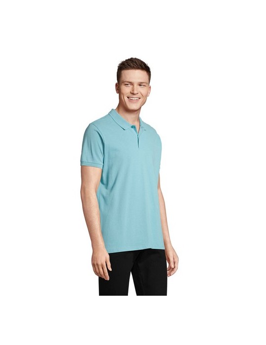 Polo PLANET MEN - 100% Coton Bio Personnalisé pas cher