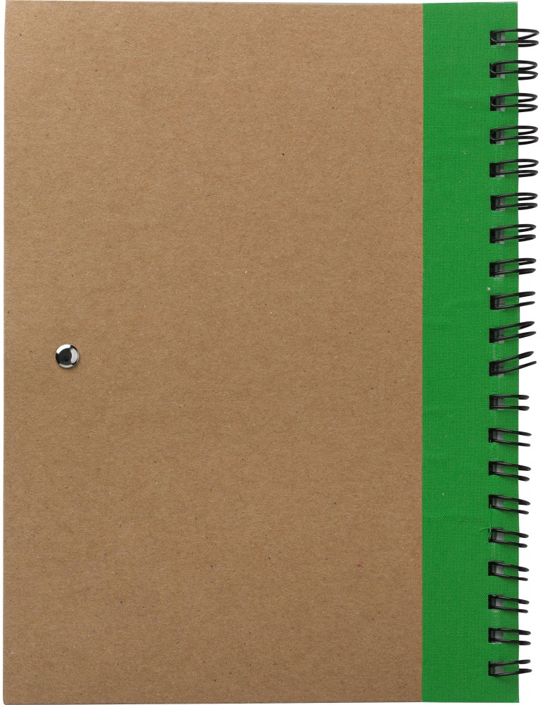 Carnet Stella | Carton recyclé | Ligné | Stylo à bille