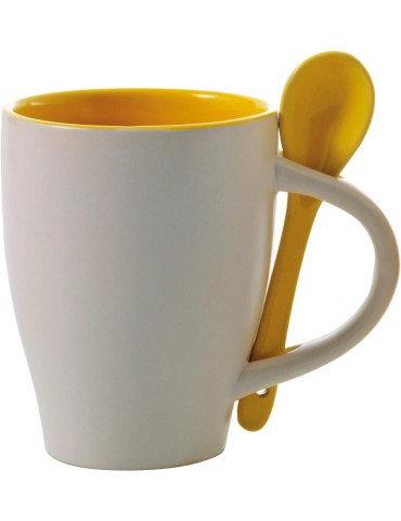Mug personnalisable avec cuillère pour entreprise