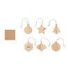 Décorations uniques en bois pour Noël - Cadeaux CHRISET impression haute définition