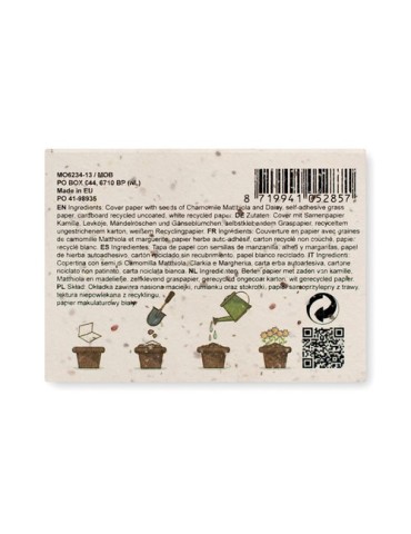 Bloc-notes Personnalisé GROW ME pas cher 2