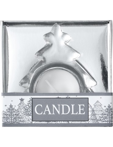 Porte-bougie en verre élégant - Cadeau parfait personnalisé pas cher