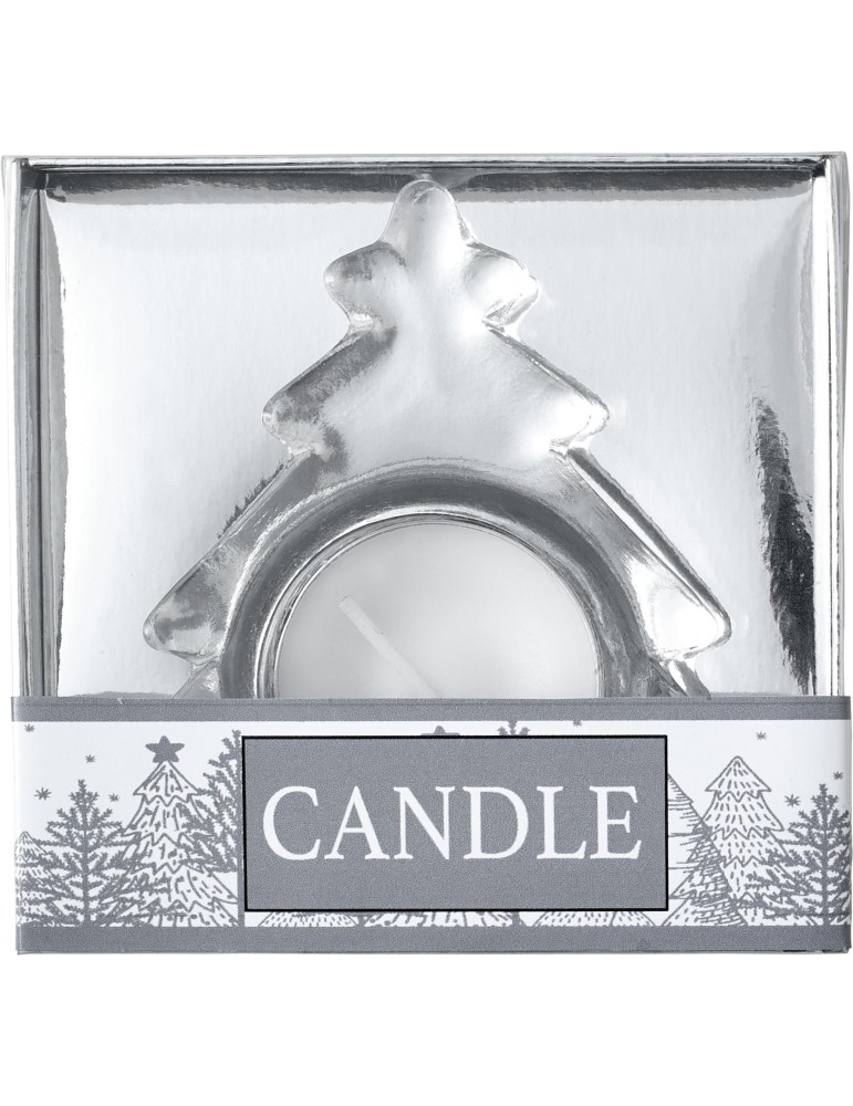 Porte-bougie en verre élégant - Cadeau parfait personnalisé pas cher