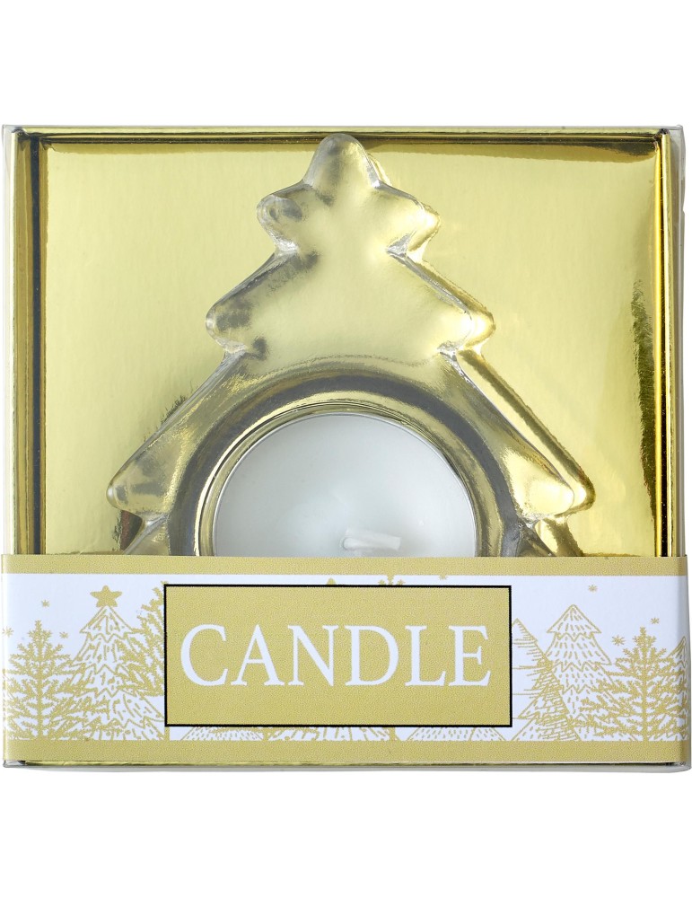 Porte-bougie en verre élégant - Cadeau parfait personnalisé pas cher