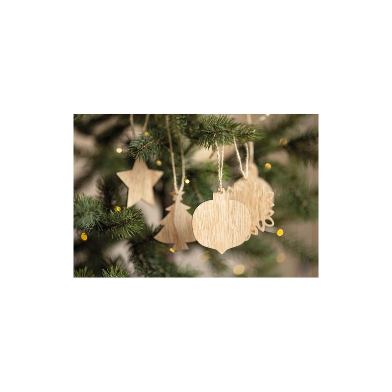 Décorations de Noël en bois CHRISET - Élégance Naturelle