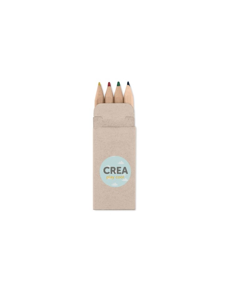 Mini Crayons de Couleur Personnalisés PETIT ABIGAIL - pas cher