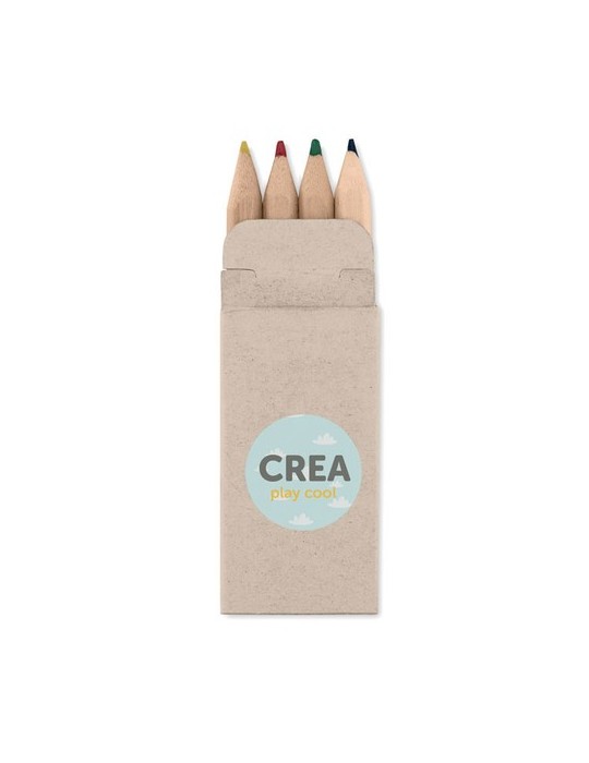 Mini Crayons de Couleur Personnalisés PETIT ABIGAIL - pas cher