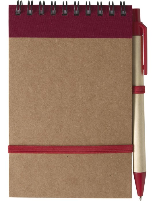 Carnet publicitaire à spirale éco-responsable