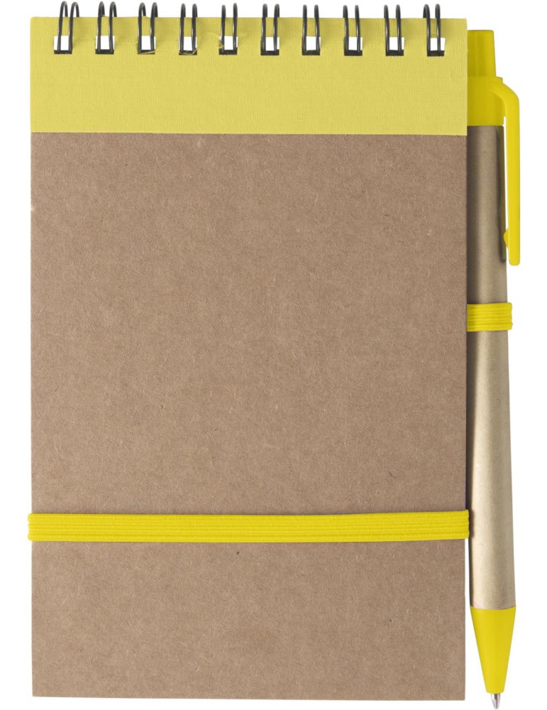 Carnet publicitaire à spirale éco-responsable