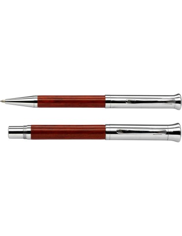 Parure publicitaire stylo bille roller Robin