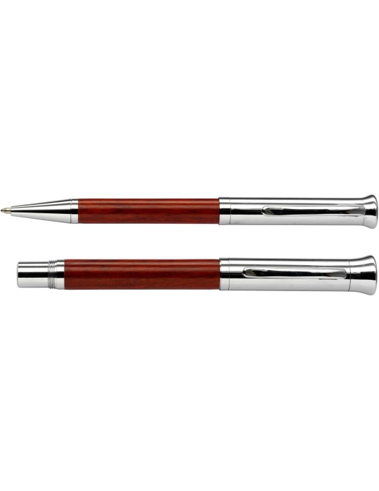 Parure publicitaire stylo bille roller Robin