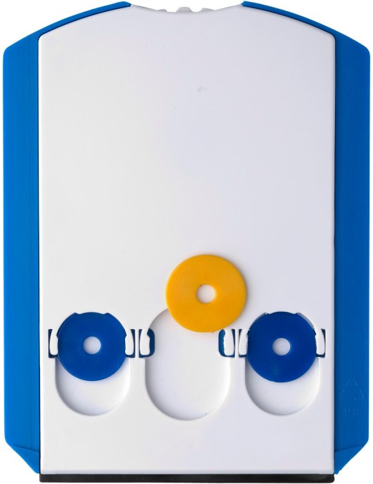 Disque de Stationnement Économique Personnalisé avec Gratte-neige Teddie - Pratique