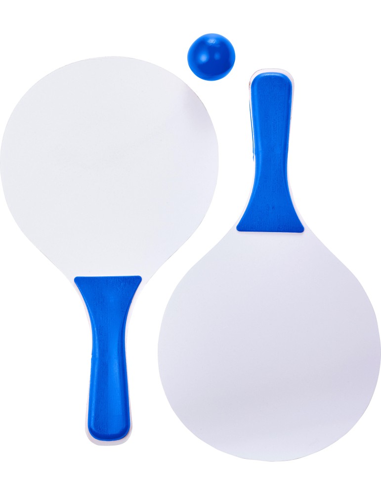 Raquettes de Plage Économiques Personnalisées Eliza - Set de 2 en Bois