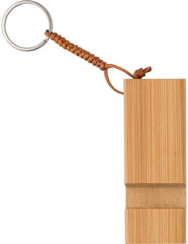 Support de téléphone en bambou Kian - Pratique