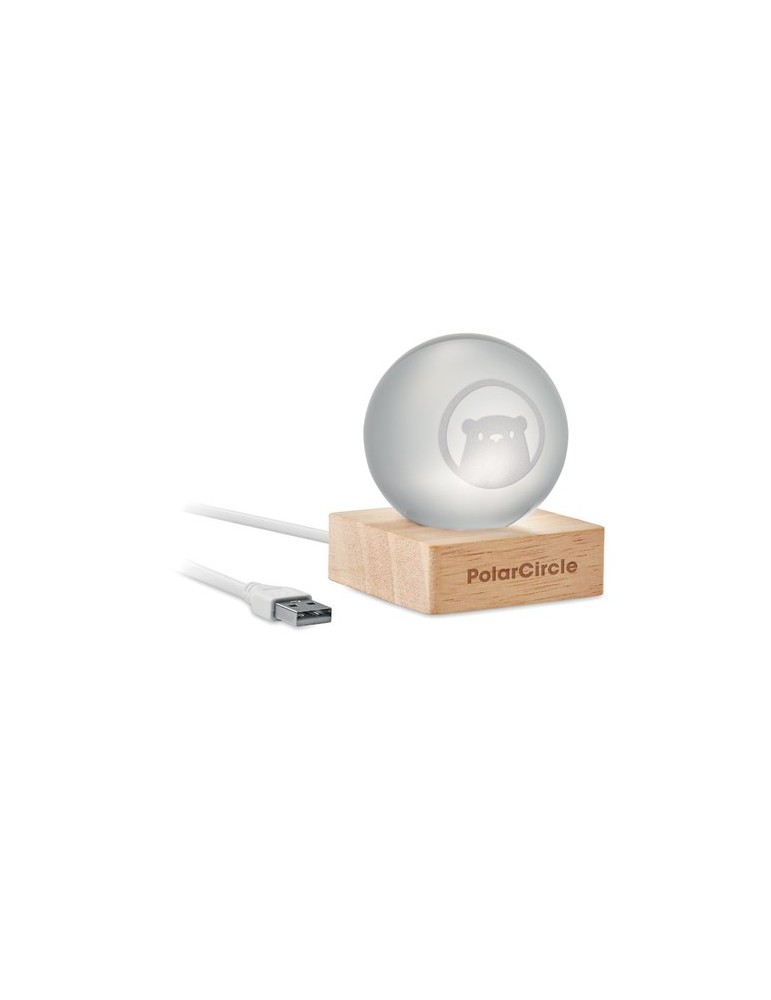 LIGHT Sphère en verre LED