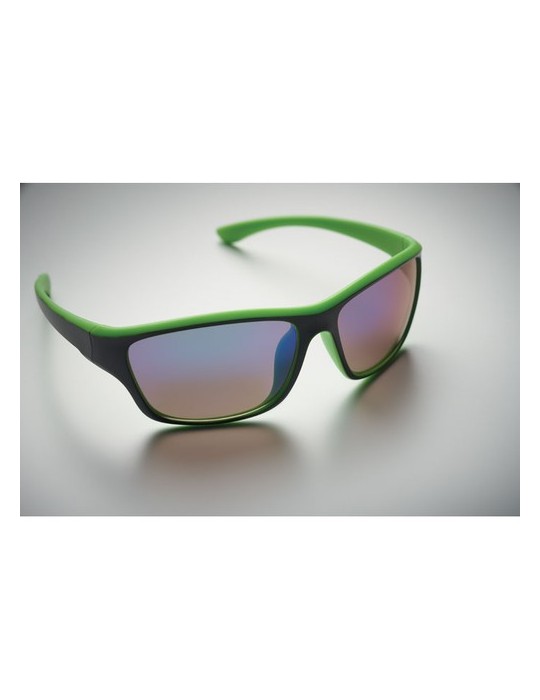 Lunettes de sport miroir UV400 publicitaires YUMA