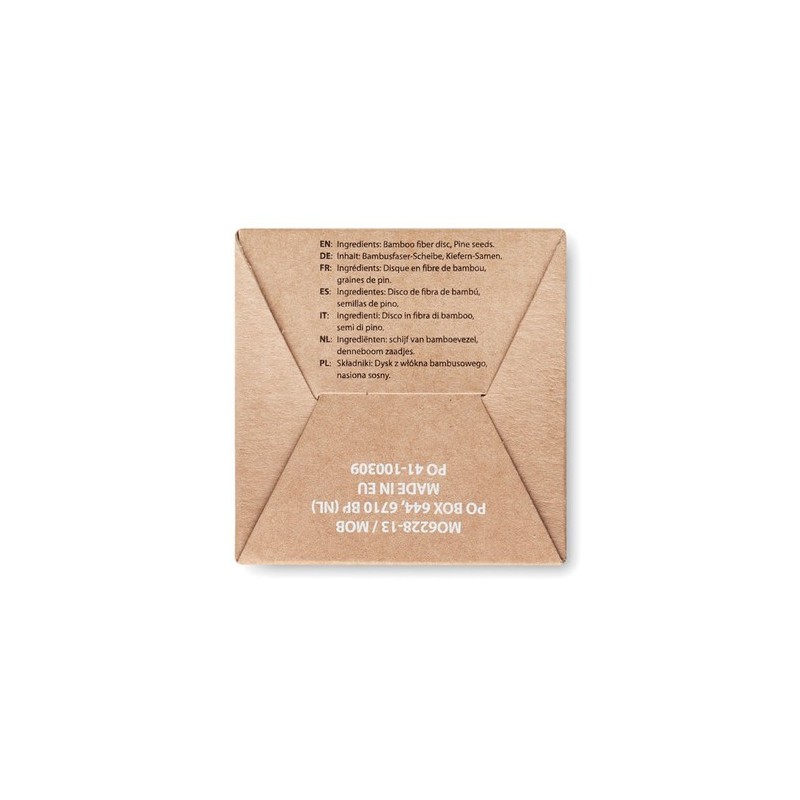 Set Éco-responsable de Graines Personnalisé GROWTREE™ Matières : papier Couleurs : beige cadeau collaborateur premium