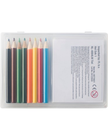 Set à Dessin 8 Crayons Colorés Personnalisé - Adita