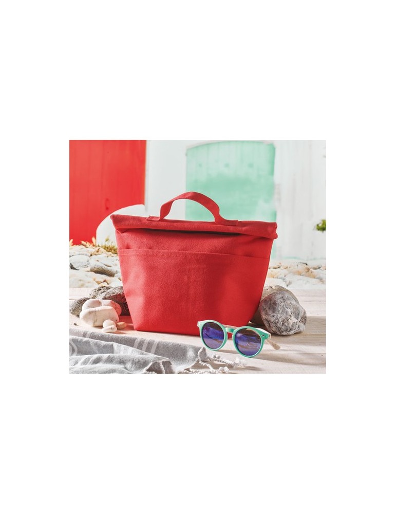 Sac isotherme en coton recyclé publicitaire RECOBA COLOUR