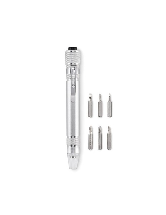 Stylo multi-outils recyclé publicitaire TUBULAR