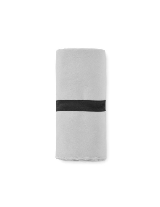 Serviette microfibre double face publicitaire WAXOFF