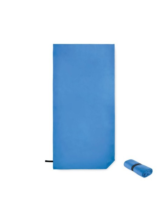 Serviette microfibre double face publicitaire WAXOFF