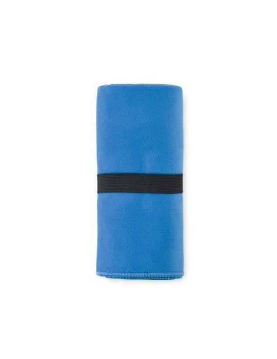 Serviette microfibre double face publicitaire WAXOFF