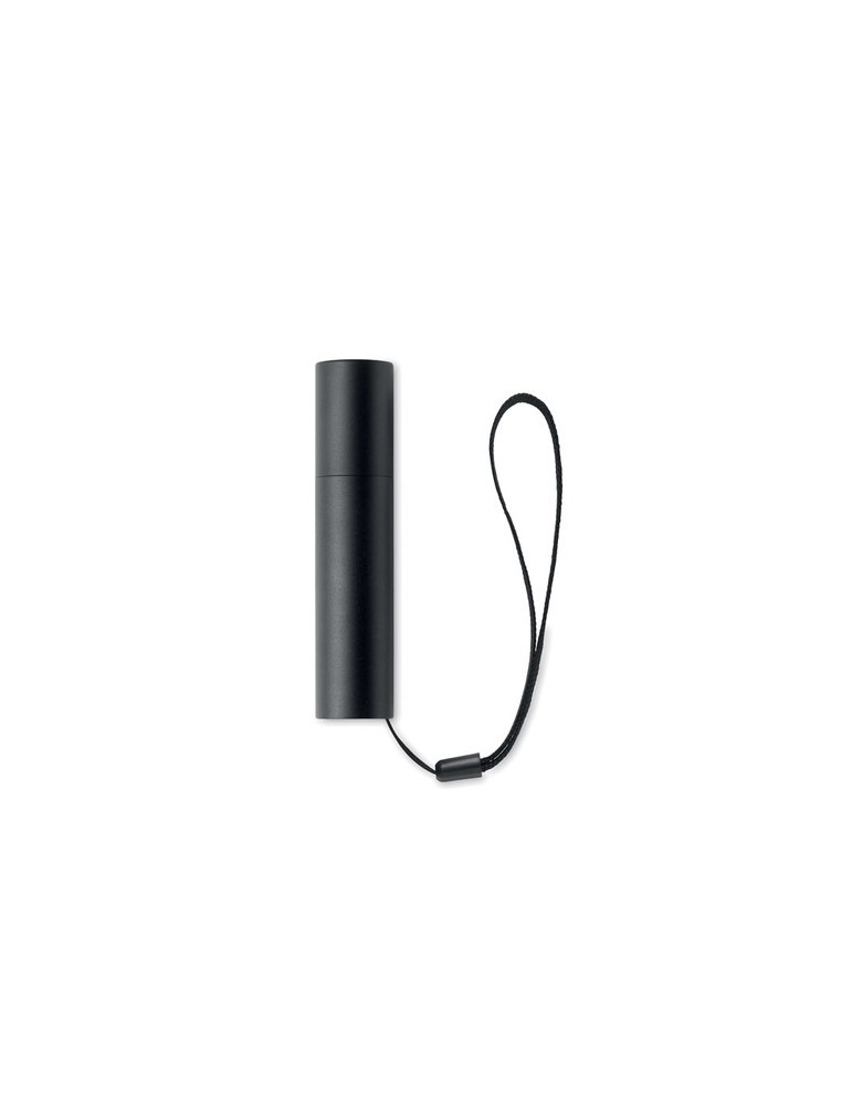 Lampe rechargeable en alu publicitaire ALUMINATE