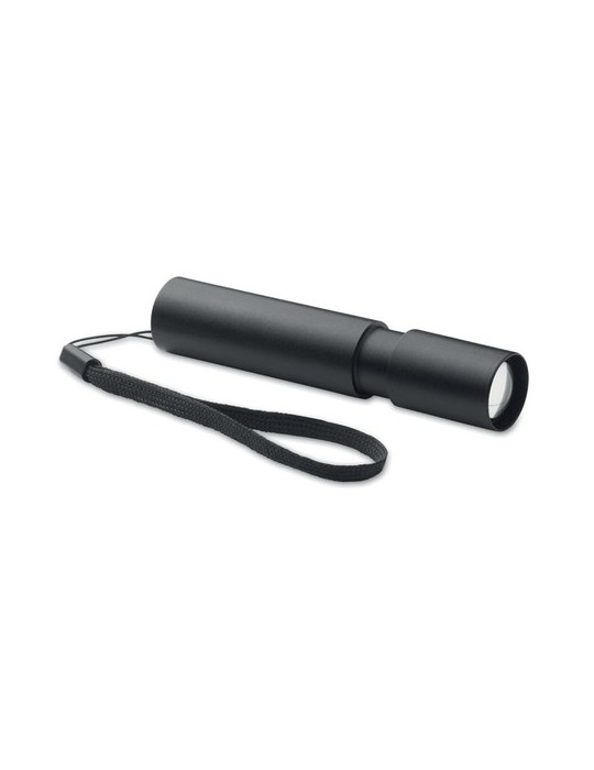 Lampe rechargeable en alu publicitaire ALUMINATE