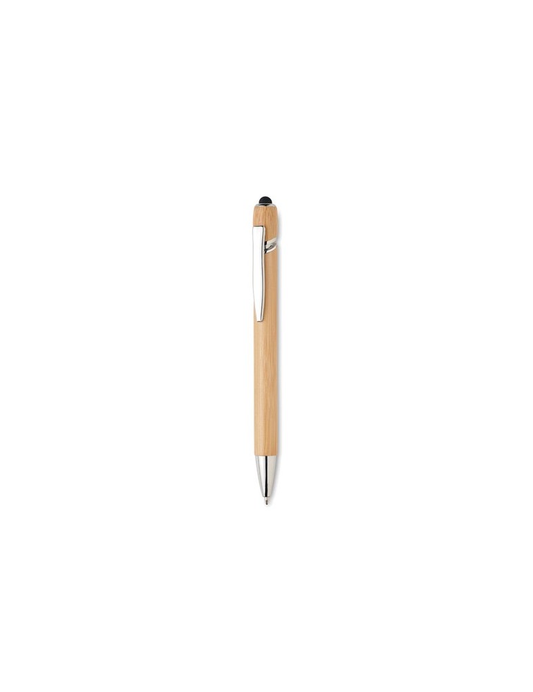 Stylo à bille en bambou RENN personnalisable