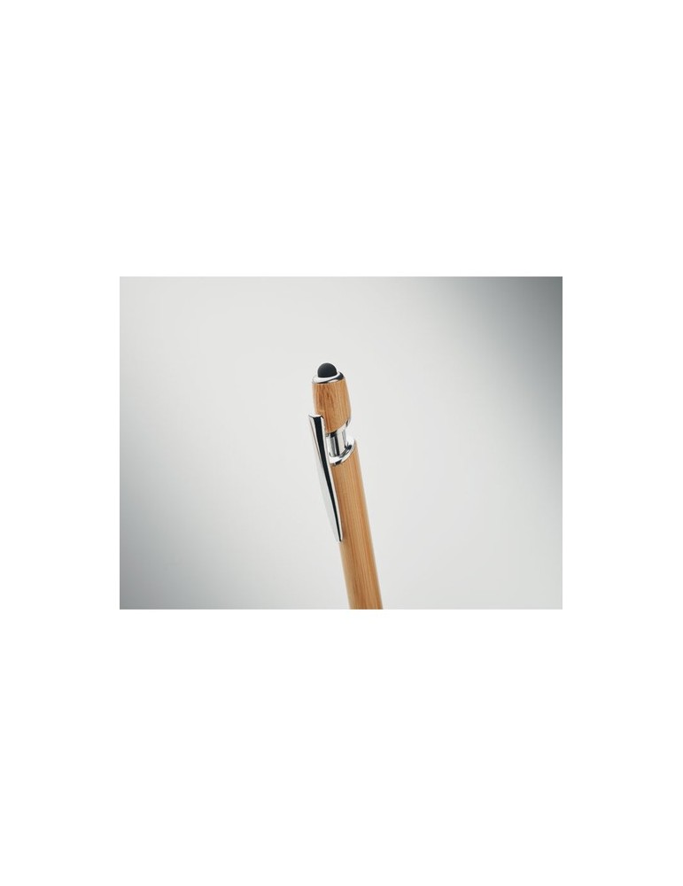 Stylo à bille en bambou RENN personnalisable