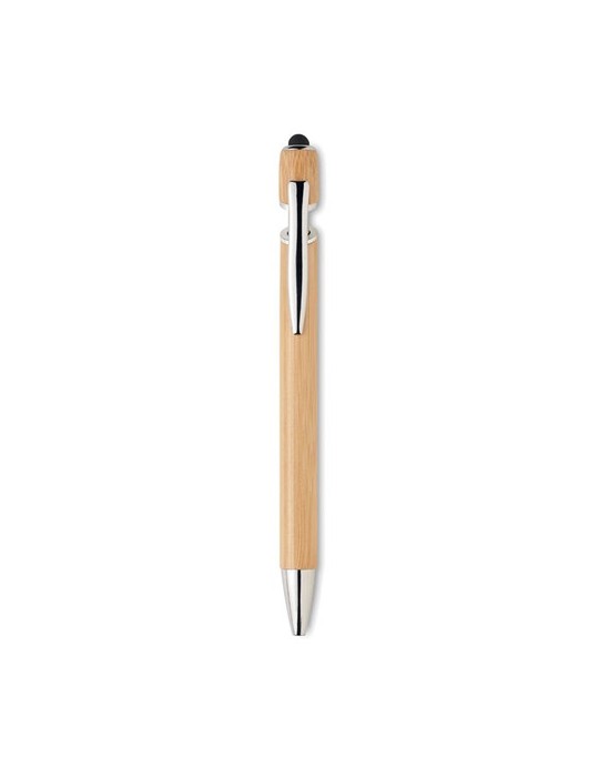 Stylo à bille en bambou RENN personnalisable