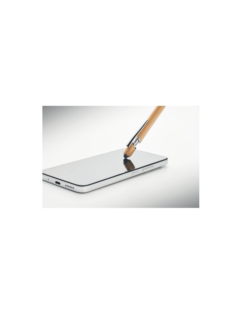 Stylo à bille en bambou RENN personnalisable