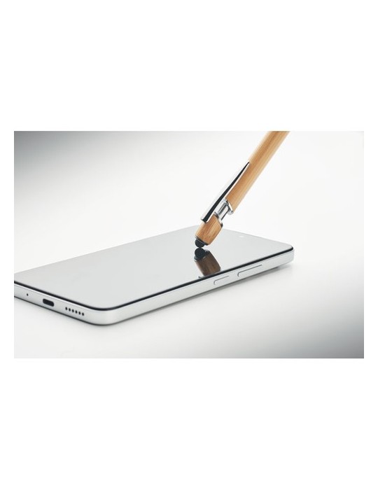 Stylo à bille en bambou RENN personnalisable