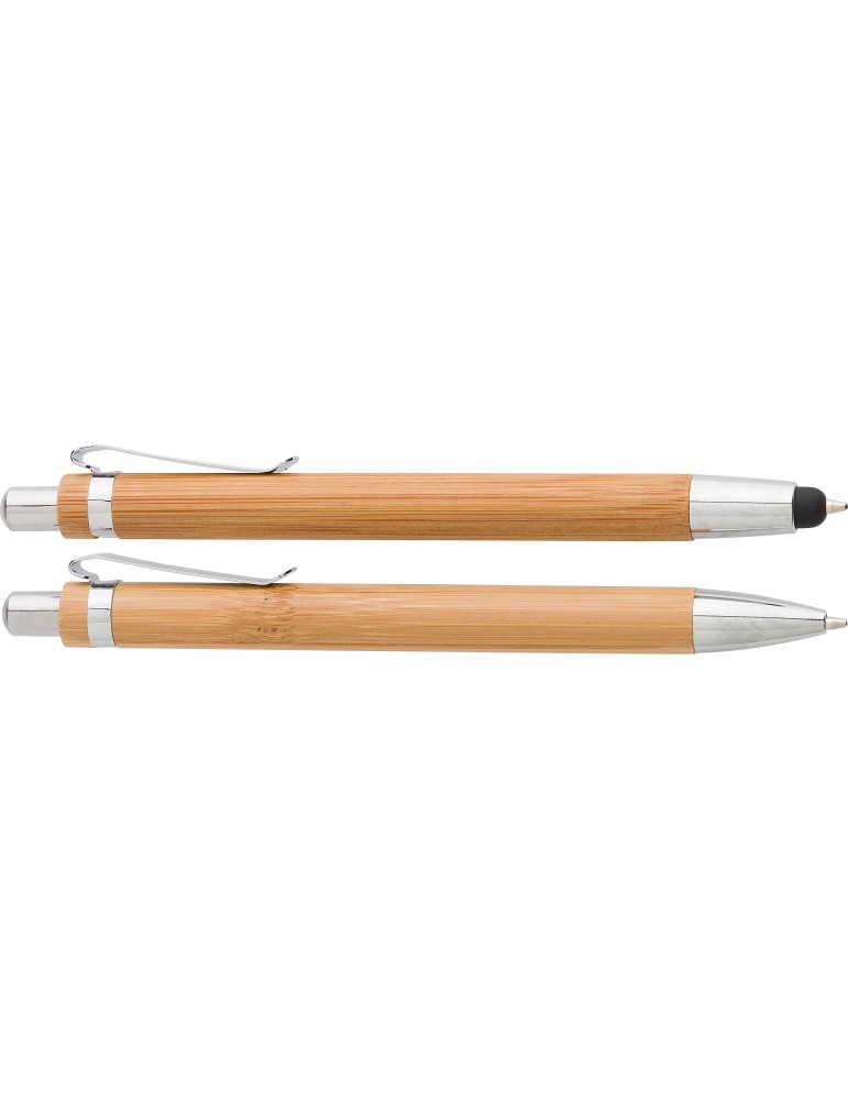 Parure de stylo  en bambou personnalisée Darlene