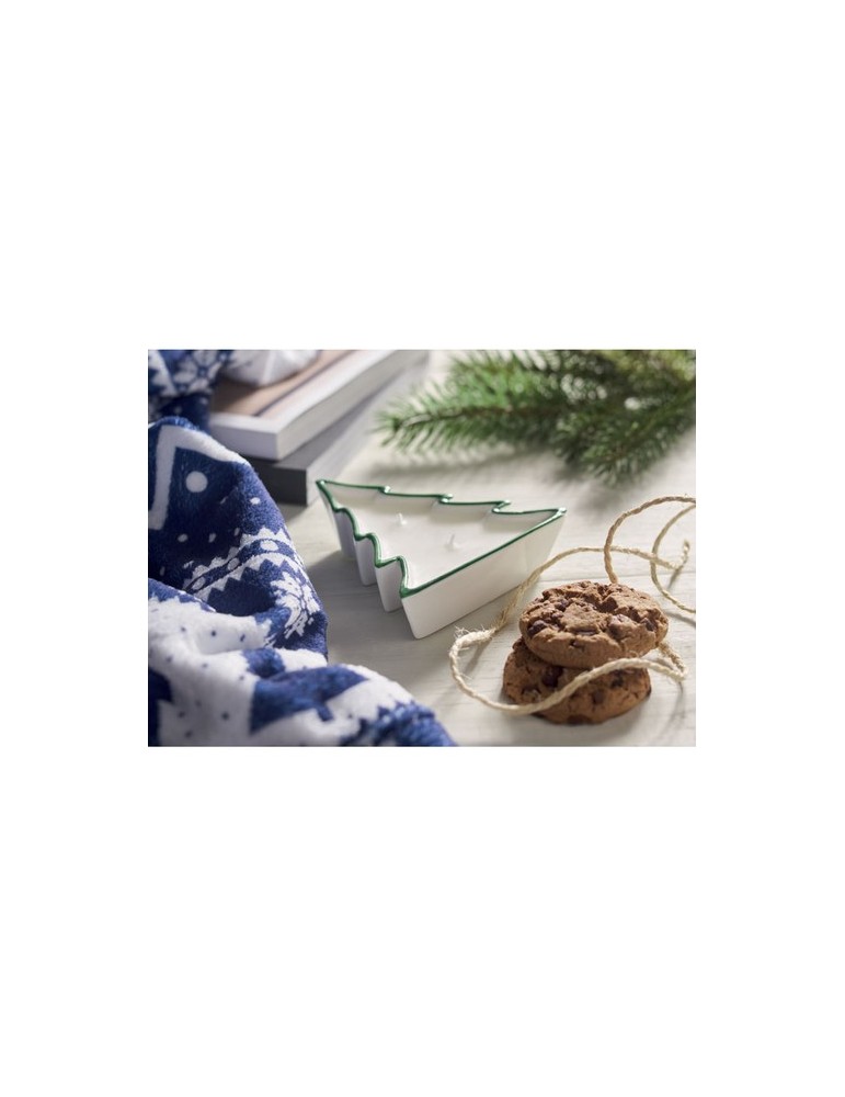 Bougie végétale personnalisée pas cher 60g - Sapin de Noël HOLIFIR