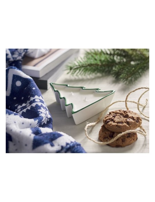 Bougie végétale personnalisée pas cher 60g - Sapin de Noël HOLIFIR
