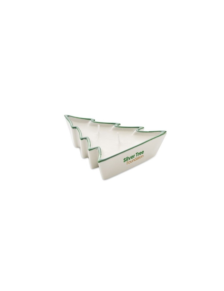 Bougie végétale personnalisée pas cher 60g - Sapin de Noël HOLIFIR