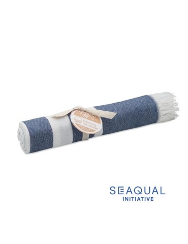 Serviette de plage  personnalisée - SEAQUAL® 100x170cm pas cher