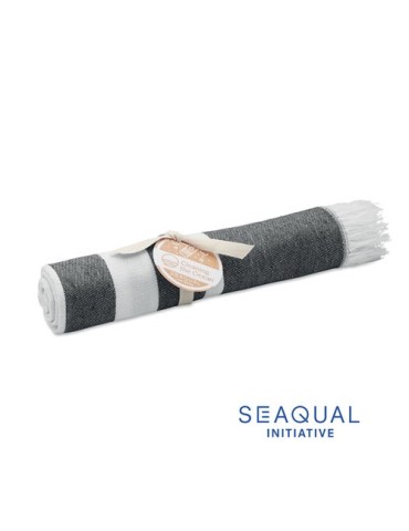 Serviette de plage  personnalisée - SEAQUAL® 100x170cm pas cher 2